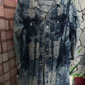 Distressed Denim Jacket